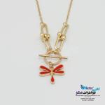 گردنبند طلا - طرح سنجاقک