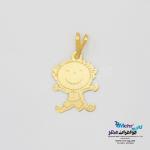آویز طلا - طرح کودک شاد
