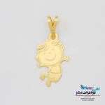 آویز طلا - طرح کودک شاد