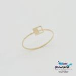 انگشتر طلا - طرح مربع