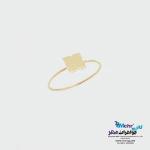 انگشتر طلا - طرح مربع