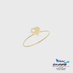 انگشتر طلا - طرح الماس و ستاره