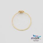 انگشتر طلا - طرح شش ضلعی و ماه
