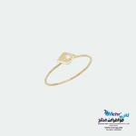 انگشتر طلا - طرح لوزی و ستاره