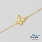 دستبند طلا - طرح پروانه
