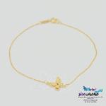 دستبند طلا - طرح پروانه