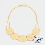دستبند طلا - طرح سکه