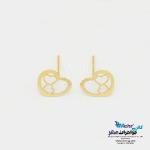 گوشواره طلا - طرح قلب