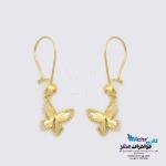 گوشواره طلا - طرح پروانه