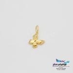 آویز طلا - طرح پروانه