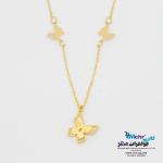 گردنبند طلا - طرح پروانه