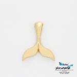 آویز طلا - طرح دم وال