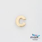 آویز طلا - طرح حروف لاتین C