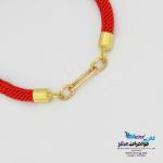 دستبند طلا بافت _ طرح حلقه های تو در تو