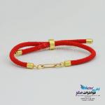 دستبند طلا بافت _ طرح حلقه های تو در تو