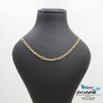گردنبند طلا - طرح فیگارو طول 45 سانتی متر