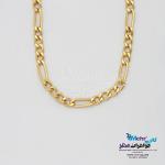 گردنبند طلا - طرح فیگارو طول 45 سانتی متر