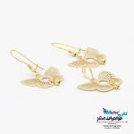 نیم ست طلا - طرح پروانه