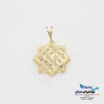 نیم ست طلا - طرح هندسی تراش