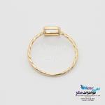 انگشتر طلا - طرح مستطیل