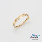 انگشتر طلا - طرح موج