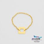 انگشتر طلا - طرح مربع
