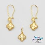 نیم ست طلا - طرح ونکلیف تراش