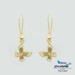 نیم ست طلا - طرح پروانه تراش