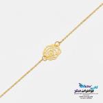 دستبند طلا - طرح گل