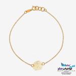 دستبند طلا - طرح گل