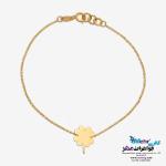 دستبند طلا - طرح شبدر چهار پر