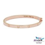 دستبند النگویی طلا - طرح کارتیه لاو