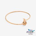 دستبند النگویی طلا - طرح ماه و ستاره