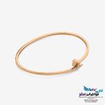 دستبند النگویی طلا - طرح میخ