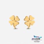 گوشواره طلا - طرح شبدر