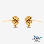 گوشواره طلا - طرح شبدر