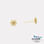 گوشواره طلا - طرح شکوفه سیب