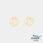 گوشواره طلا - طرح گل