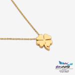 گردنبند طلا - طرح شبدر چهار پر