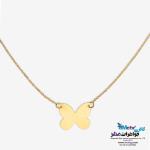 گردنبند طلا - طرح پروانه