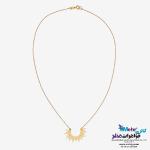 گردنبند طلا - طرح طلوع خورشید