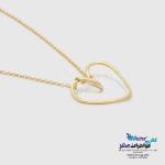 گردنبند طلا - طرح قلب