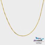 زنجیر طلا - طرح  ونیزی (آجری) طول۴۵ سانتی‌متر