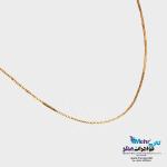 زنجیر طلا - طرح  ونیزی (آجری) طول۴۵ سانتی‌متر