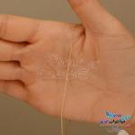 زنجیر طلا - طرح کارتیه طول ۴۵ سانتی‌متر