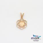 آویز طلا - طرح شش ضلعی