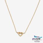 گردنبند طلا - طرح قلب گره