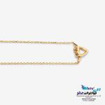 گردنبند طلا - طرح قلب گره