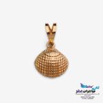 آویز طلا - طرح صدف