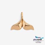 آویز طلا - طرح دم وال